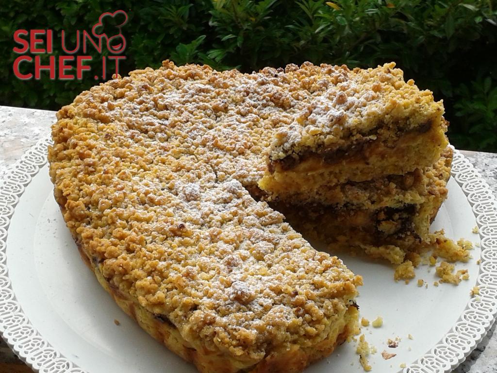 Seiunochef It Torta Sbriciolata Con Crema Di Ricotta Amaretti E Nutella